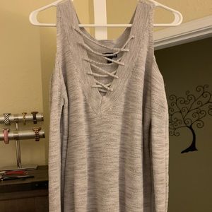 Woman’s S/P  open shoulders sweater.